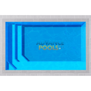 IBIZA 5 fibreglass lifestyle pool 5×3×1.4 m – Winelands Pools